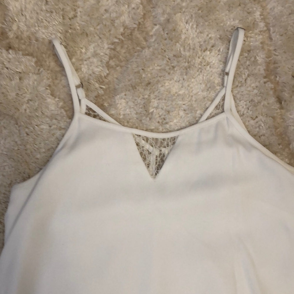 Cute white mini dress